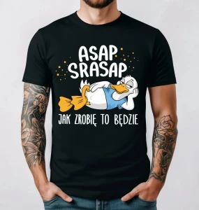 koszulka męska dla kolegi z pracy asap srasap.webp