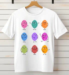 KOSZULKA NA WIELKANOC  Z PISANKAMI.webp