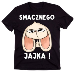 Koszulka z królikiem na Wielkanoc - SMACZNEGO JAJKA 