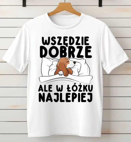 koszulka damska wszędzie dobrze ale w łóżku najlepiej b.webp
