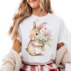 Koszulka z zajączkiem na Wielkanoc wzór królik112