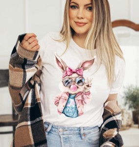 Koszulka z zajączkiem na Wielkanoc - wzór bunny44