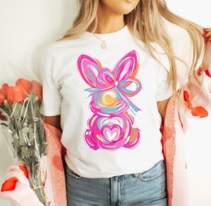 Koszulka z zajączkiem na Wielkanoc - wzór bunny57