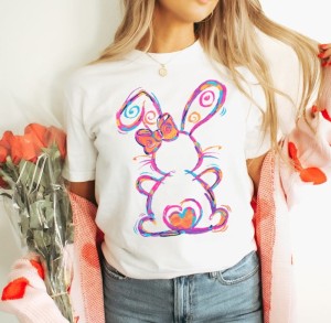 Koszulka z zajączkiem na Wielkanoc - wzór bunny55