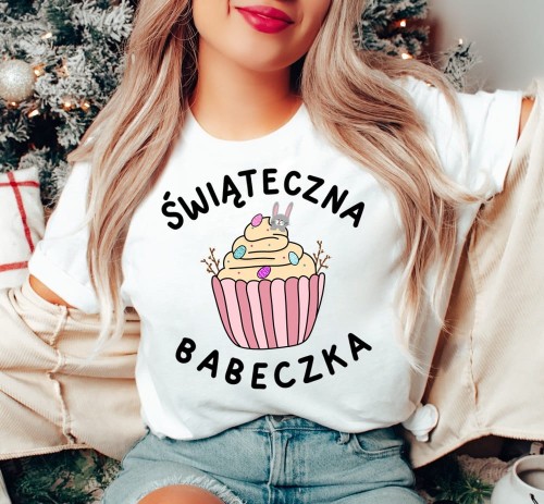Koszulka na wielkanoc - świąteczna babeczka.JPG