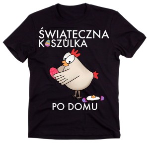 Świąteczna koszulka po domu na Wielkanoc 
