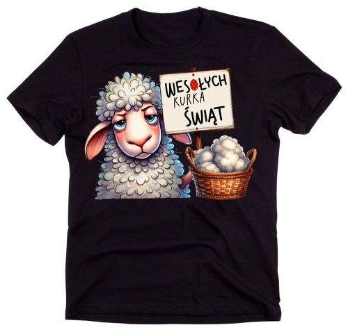 Śmieszna koszulka na prezent na Wielkanoc - WESOŁCYH KURKA ŚWIĄT !.jpg