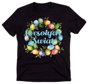 Świąteczna koszulka Wielkanocna - Wesołych świąt  D7