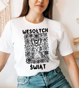 Świąteczna koszulka Wielkanocna - D16