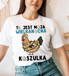 Świąteczna koszulka Wielkanocna - D13