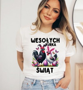WESOŁCY KURKA ŚWIĄT - koszulka na WIelkanoc.jpg