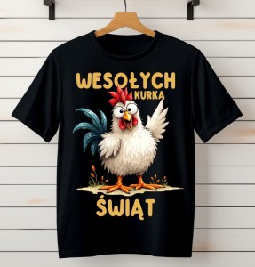Koszulka na święta wielkanocne - WESOŁYCH KURKA ŚWIĄT.jpg