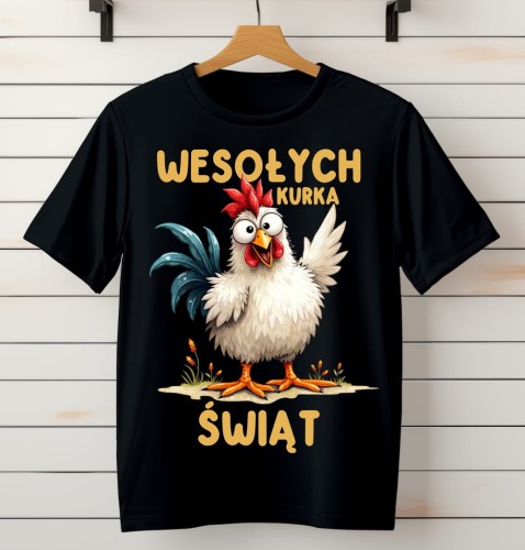 Koszulka na święta wielkanocne - WESOŁYCH KURKA ŚWIĄT.jpg