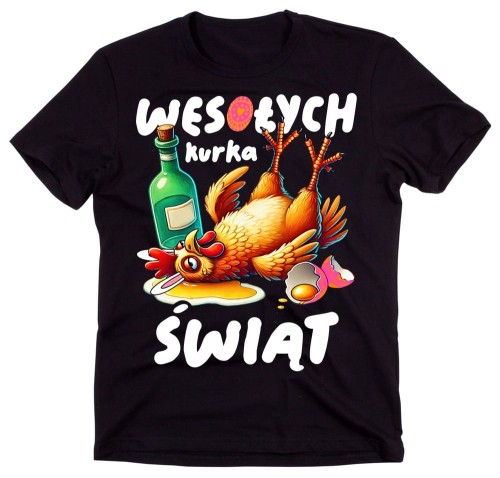 Śmieszna koszulka na Wielkanoc dla faceta - wesołcyh kurka świąt.jpg