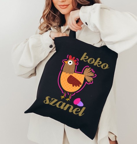 śmieszna torba na prezent na Wielkanoc koko.jpg