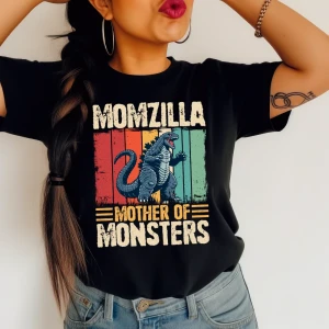 Koszulka na dzień matki - MOMZILLA D39