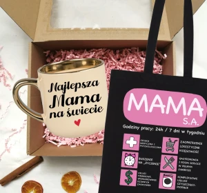 Zestaw prezentowy dla Mamy na Dzień Mamy - z torbą mama