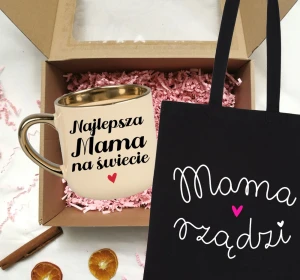 Zestaw prezentowy dla Mamy na Dzień Mamy - mama rządzi 