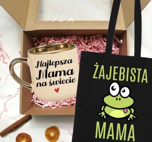 Zestaw prezentowy dla Mamy - ŻAJEBISTA MAMA.webp