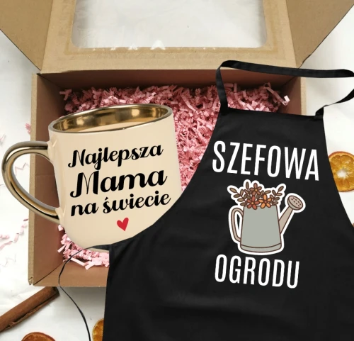 Zestaw prezentowy dla Mamy - SZEFOWA OGRODU NA PREZENT na DZIEŃ MATKI.webp