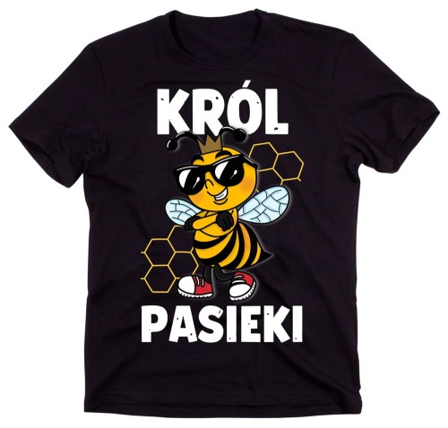 Koszulka dla pszczelarza - król pasieki.jpg