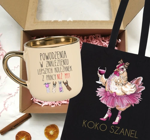 Kubek na pożegnianie koleżanki odchodzącej z pracy.webp