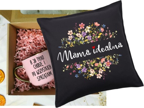 Zestaw prezentowy dla Mamy - poduszka oraz kubek na prezent dla Mamy !.jpg