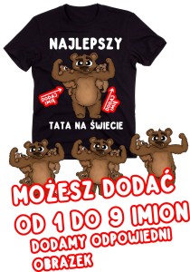 Koszulka dla Taty najlepszy tata na świecie z imionami dzieci n.jpg