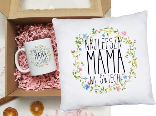 Poduszka i Kubek dla Mamy na prezent na Dzień Mamy.webp