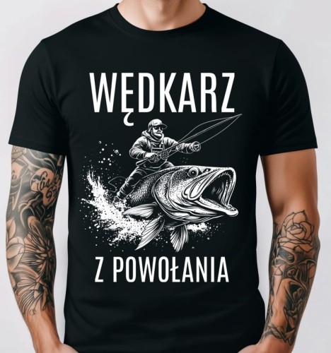 Koszulka dla wędkarza - WĘDKARZ Z POWOŁANIA