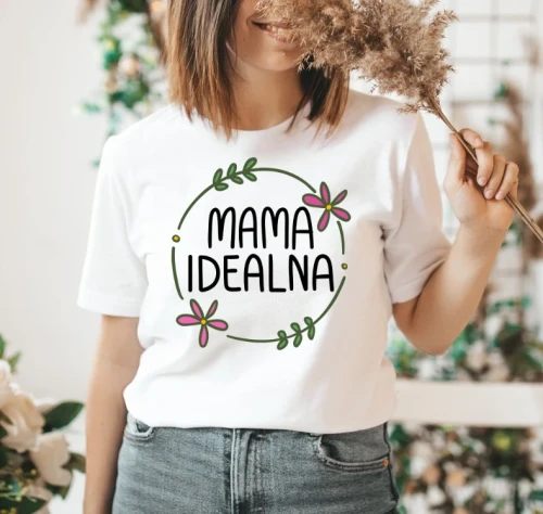koszulka na dzień mamy mama idealna.webp