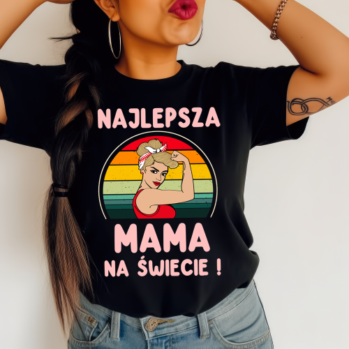 Koszulka dla Mamy - Najlepsza mama na świecie.png