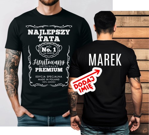 Personalizowana koszulka na Dzień Ojca - NAJLEPSZY TATA