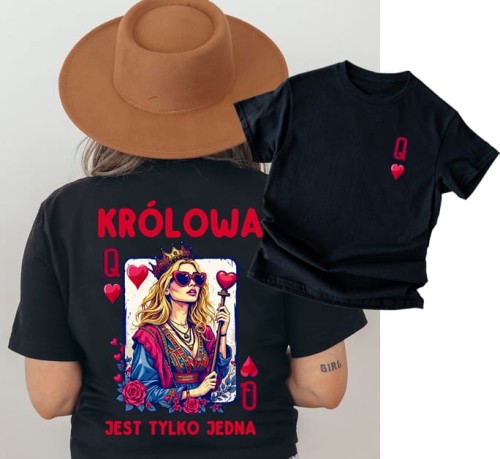 Koszulka damska na prezent - królowa jest tylko jedna zzjhmjh.jpg
