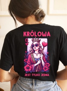Damska koszulka królowa jest tylko jedna zzz.jpg