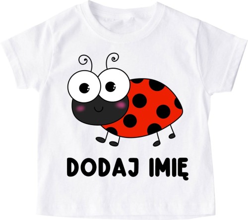 Koszulka z imieniem dla dziecka - biedronka.jpg