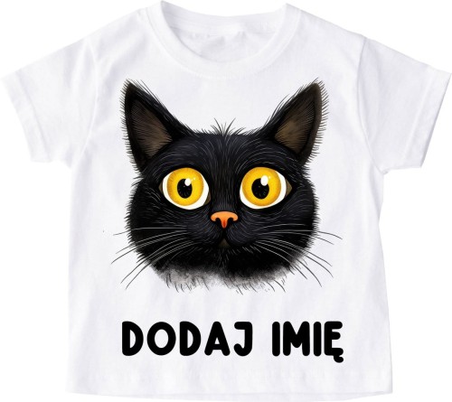koszulka z imieniem dla dziecka, koszulka z kotem.jpg