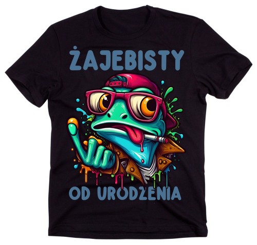 Śmieszna męska koszulka - ŻAJESBISTY OPD URODZENIA ZZ.jpg