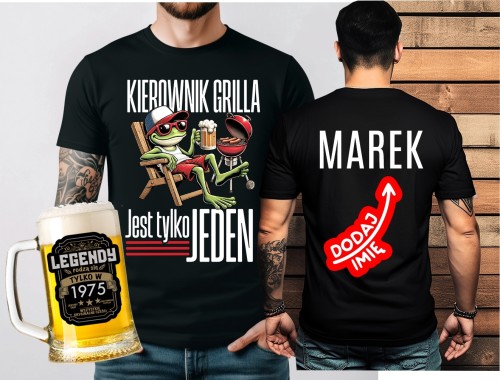 Koszulka na 50 urodziny z kuflem na prezent na 50.jpg