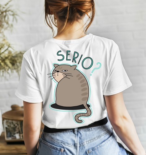 Fajna koszulka z kotem na plecach - serio ?