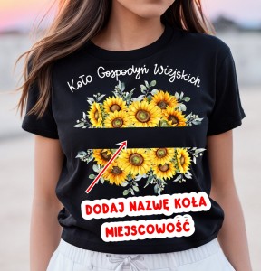 Koszulki dla koła gospodyń wiejskich ze słonecznikami.jpg