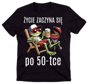 Męska koszulka na 50 urodziny - ŻYCIE ZACZYNA SIĘ PO 50.jpg