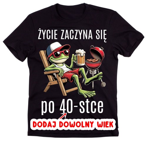 Personalizowana Koszulka na urodziny - dodaj dowolny wiek