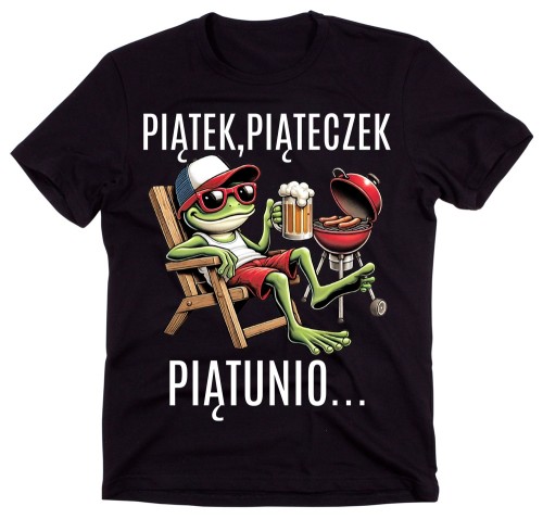 Śmieszna męska koszulka  PIĄTEK PIĄTECZEK.jpg