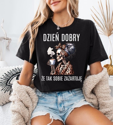 Damska Koszulka DZIEŃ DOBRY.jpg
