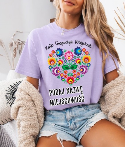 Fiołkowe koszulki dla koła gospodyń wiejskich.jpg