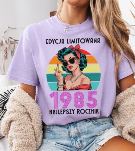 Fiołkowa koszulka na 40 urodziny - EDYCJA LIMITOWANA NAJLEPSYZ ROCZNIK.jpg