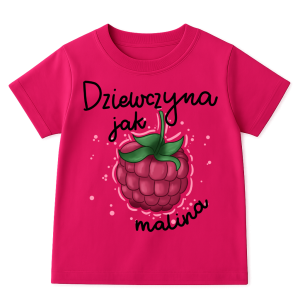 Różowa koszulka dla dziewczynki