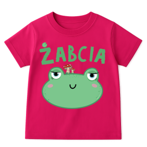 Koszulka dla dziewczynki z żabą 