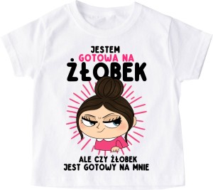 koszulka dla dziewczynki do żłobka brunetka